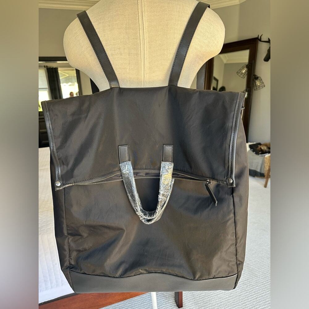 ATM black large tote/backpack leather